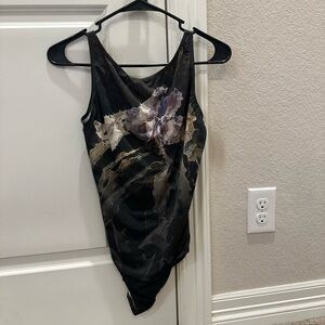 Floral Painting Ballet Leotard